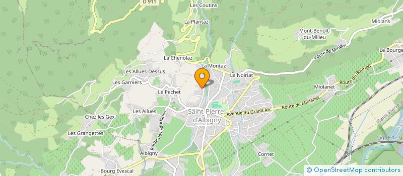 localisation de l'entreprise CGC  SAINT-PIERRE-D'ALBIGNY