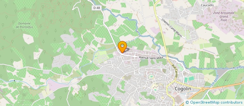 localisation de l'entreprise CGC  COGOLIN