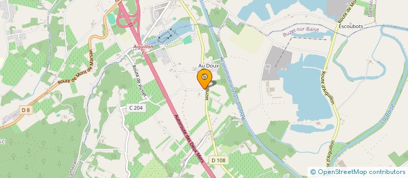 localisation de l'entreprise CGC BATI  SAINT-PIERRE-DE-BUZET