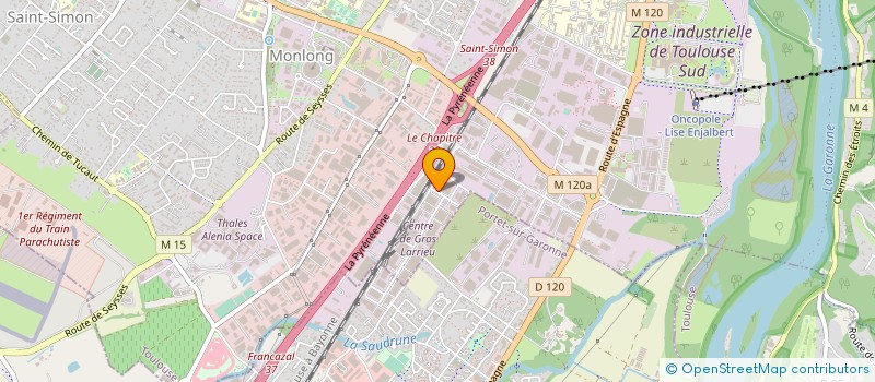 localisation de l'entreprise CGC CONSEIL ET AFFAIRE  PORTET-SUR-GARONNE