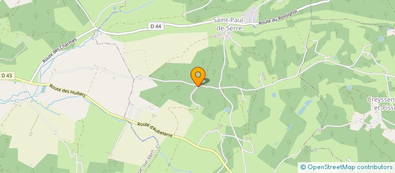 localisation de l'entreprise CGC IMMO  SAINT-PAUL-DE-SERRE