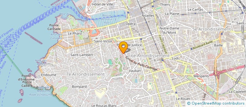 localisation de l'entreprise CGC MARSEILLE INVESTISSEMENTS à MARSEILLE