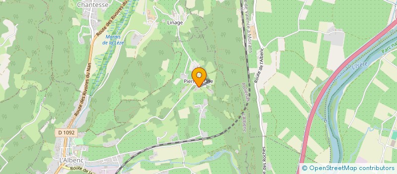 localisation de l'entreprise CGC ROCHE DE VERDUN  L'ALBENC