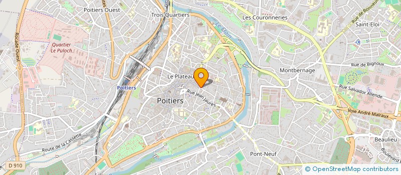 localisation de l'entreprise CGC UNION DEPARTEMENTALE à POITIERS