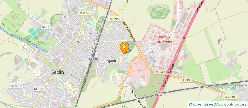 localisation de l'entreprise CGCA  SECLIN