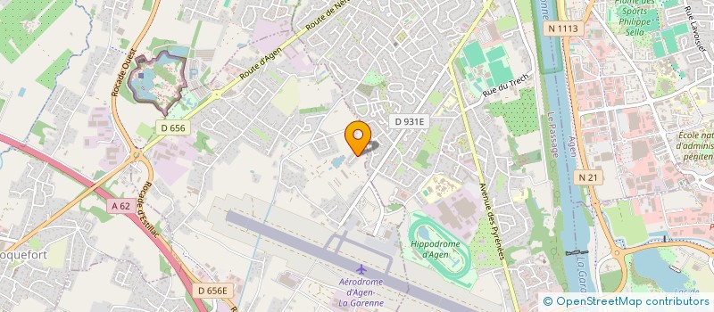 localisation de l'entreprise CGCB 47 à ESTILLAC