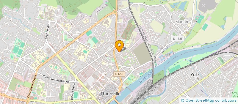 localisation de l'entreprise CGCI FRANCE - CONSTRUCTION GENIE CIVIL INGENIERIE FRANCE  THIONVILLE