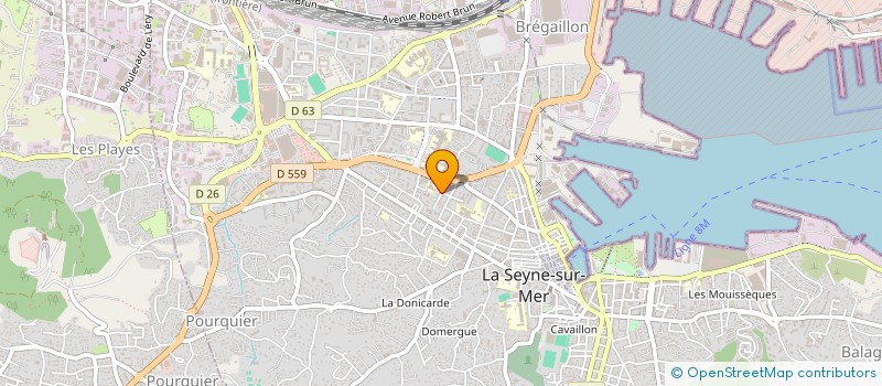 localisation de l'entreprise CGCLS IMMOBILIER à LA SEYNE-SUR-MER