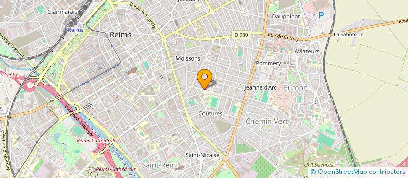 localisation de l'entreprise CGCO à REIMS