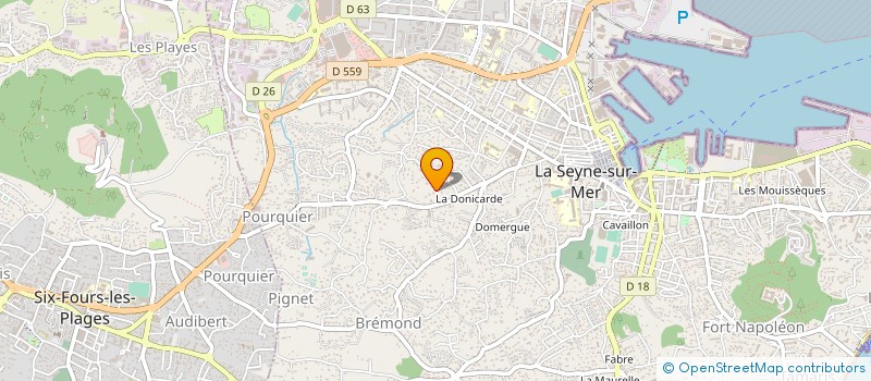 localisation de l'entreprise CGCONSULTING à LA SEYNE-SUR-MER