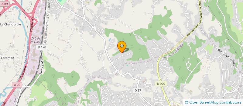 localisation de l'entreprise CGD  USSAC