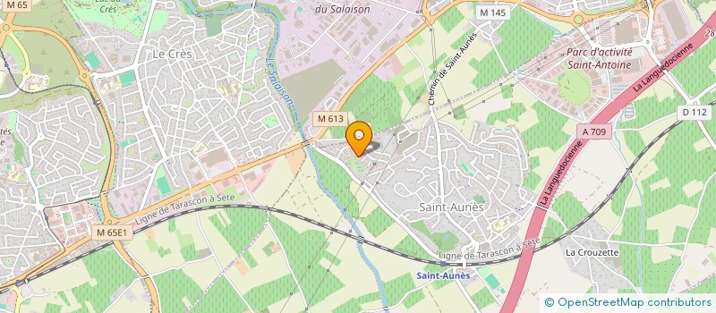 localisation de l'entreprise CGD  SAINT-AUNES