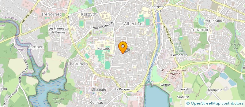 localisation de l'entreprise CGD1 à VANNES