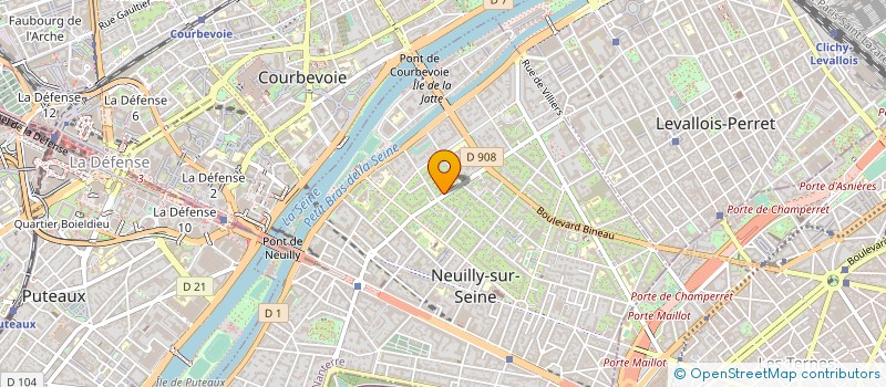 localisation de l'entreprise CGDA EUROPE à NEUILLY-SUR-SEINE