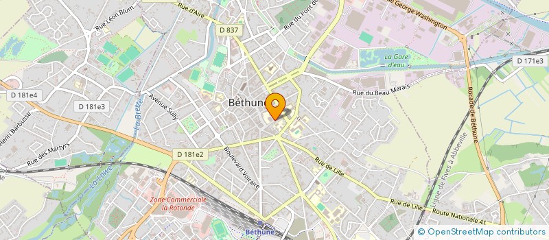 localisation de l'entreprise CGDCONSEILS à BETHUNE