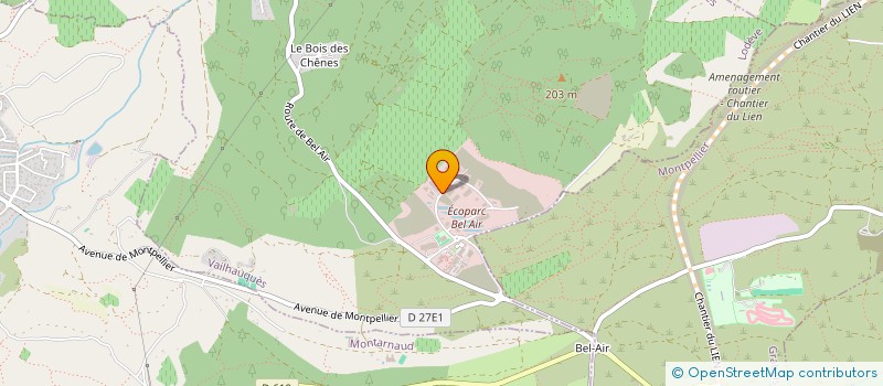 localisation de l'entreprise CGDI  VAILHAUQUES