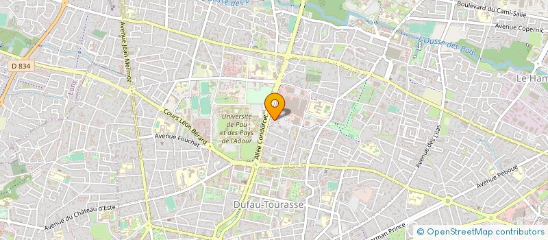 localisation de l'entreprise CGDIS  PAU