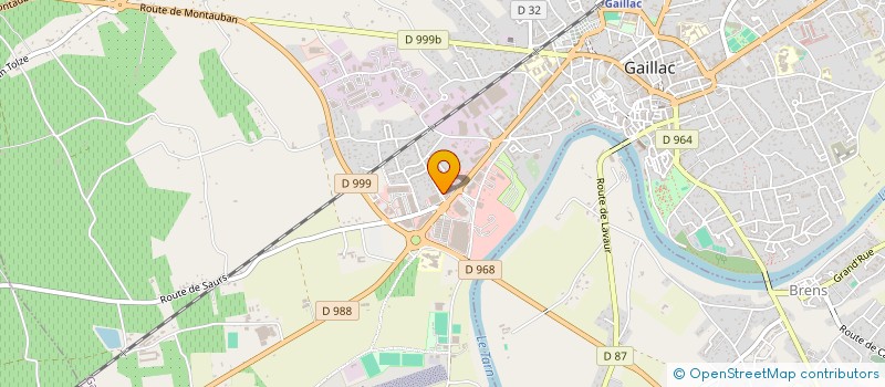 localisation de l'entreprise CGDL  GAILLAC