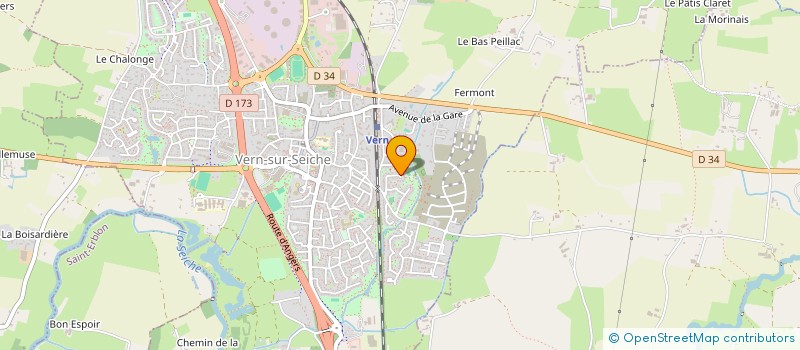 localisation de l'entreprise CGDN CONSULTING à VERN-SUR-SEICHE