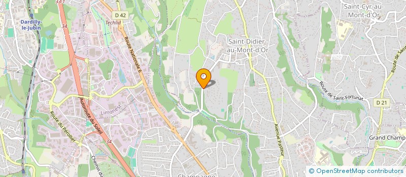 localisation de l'entreprise CGE  SAINT-DIDIER-AU-MONT-D'OR