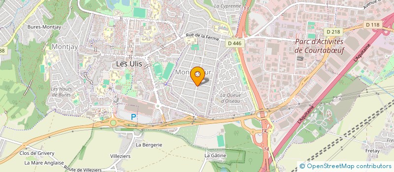 localisation de l'entreprise CGE à ORSAY