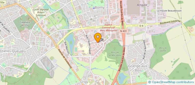 localisation de l'entreprise CGE FRANCE  METZ