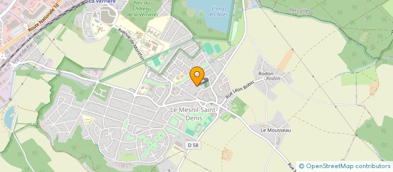 localisation de l'entreprise CGE RENOVATION  LE MESNIL-SAINT-DENIS