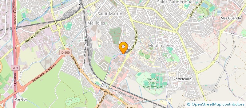 localisation de l'entreprise CGEC 2023 à PERPIGNAN