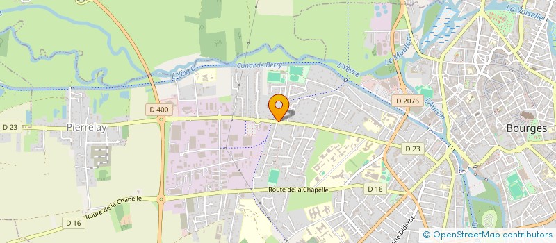 localisation de l'entreprise CGEC à BOURGES