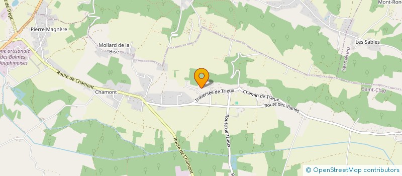 localisation de l'entreprise CGEM à ARANDON-PASSINS