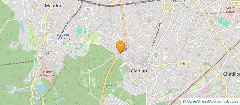 localisation de l'entreprise CGENTECH  CLAMART