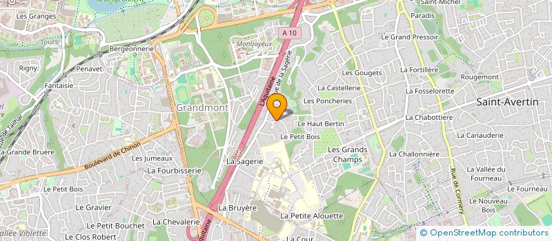 localisation de l'entreprise CGEO 37  SAINT-AVERTIN