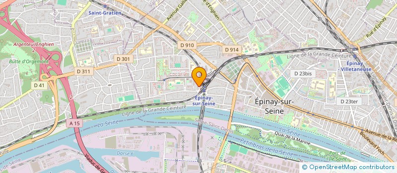 localisation de l'entreprise CGEP à EPINAY-SUR-SEINE