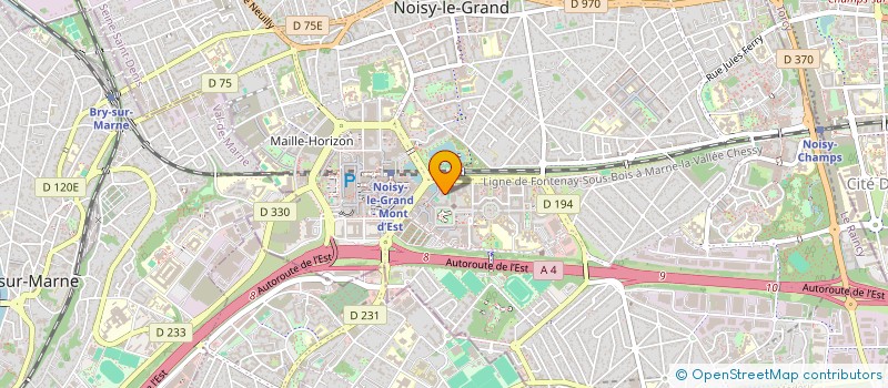 localisation de l'entreprise CGETECH  NOISY-LE-GRAND