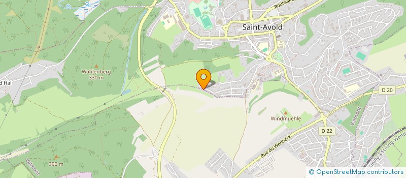 localisation de l'entreprise CGF  SAINT-AVOLD