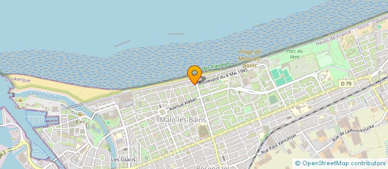localisation de l'entreprise CGF à DUNKERQUE