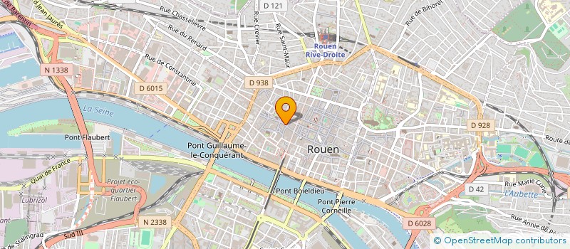 localisation de l'entreprise CGF à ROUEN