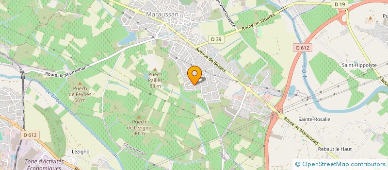 localisation de l'entreprise CGF  MARAUSSAN