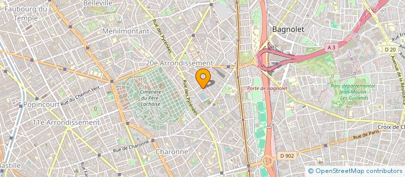 localisation de l'entreprise CGF CONSEIL SARL  PARIS