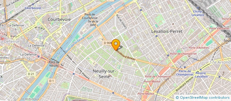localisation de l'entreprise CGF CONSULTING à NEUILLY-SUR-SEINE