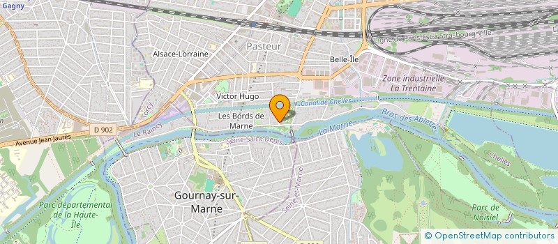 localisation de l'entreprise CGF GROWTH  CHELLES