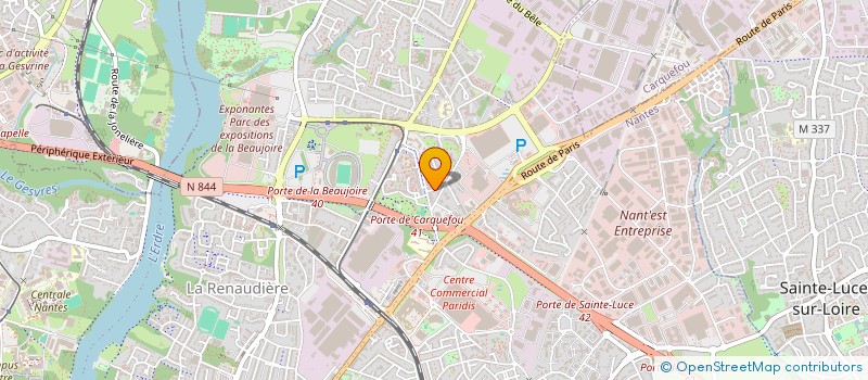 localisation de l'entreprise CGFA à NANTES