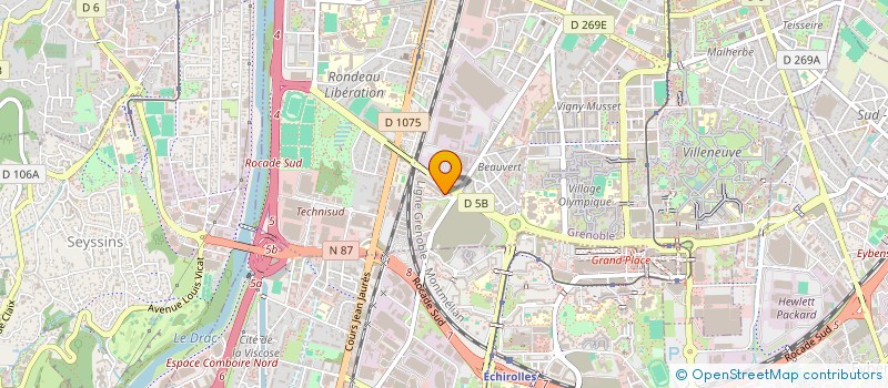 localisation de l'entreprise CGFH GRENOBLE à GRENOBLE