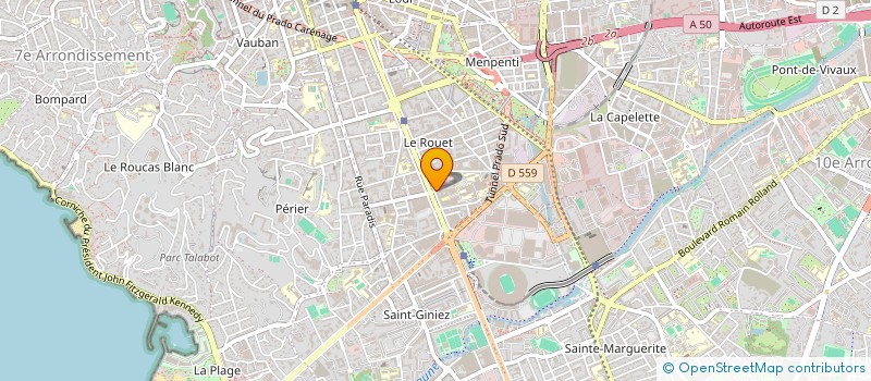 localisation de l'entreprise CGFI à MARSEILLE