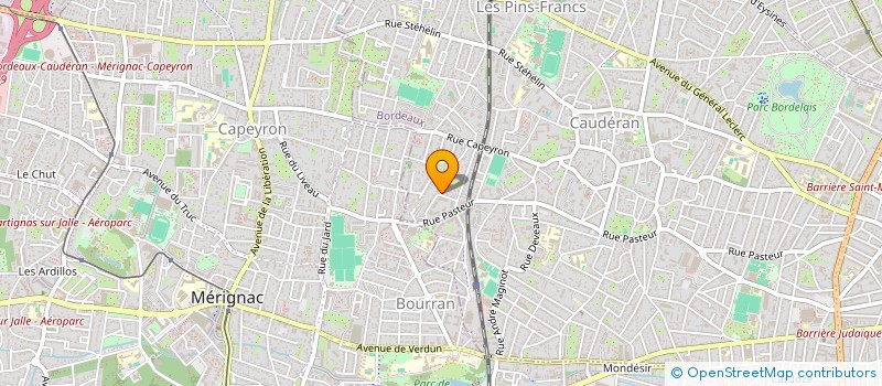 localisation de l'entreprise CGFP GAUDIN  BORDEAUX