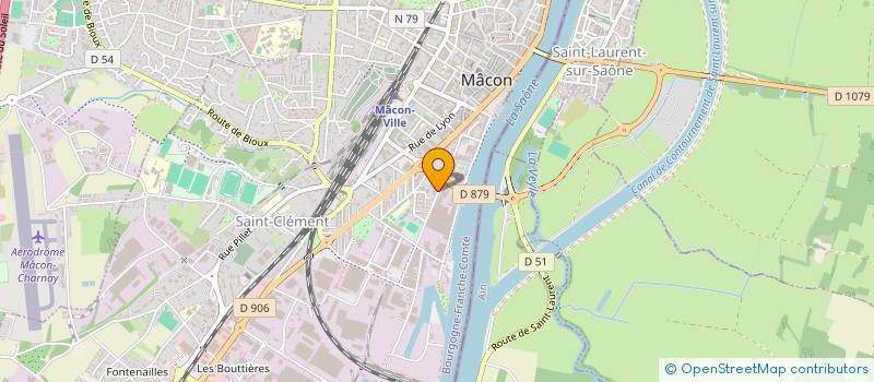 localisation de l'entreprise CGG à MACON
