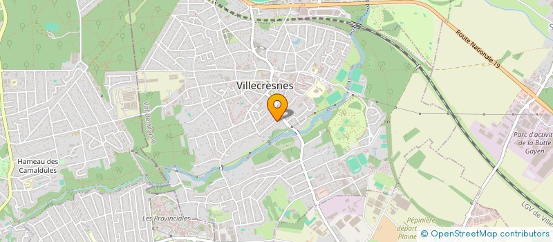 localisation de l'entreprise CGG GUILLEMANT à VILLECRESNES