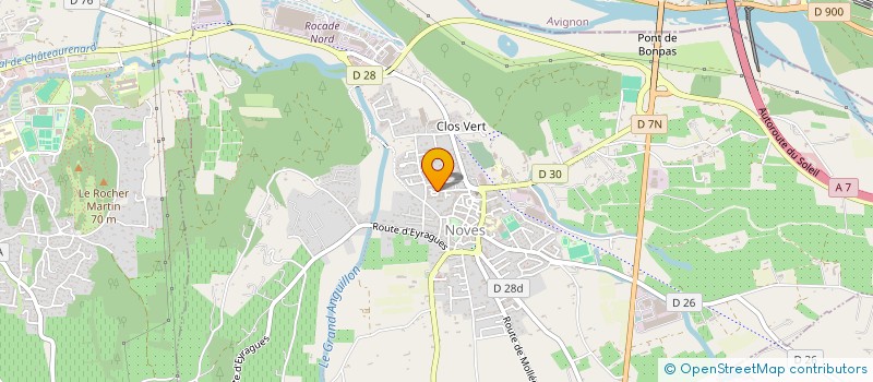 localisation de l'entreprise CGGENTIL  NOVES