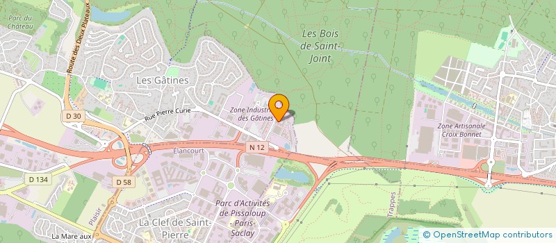 localisation de l'entreprise CGGP à PLAISIR