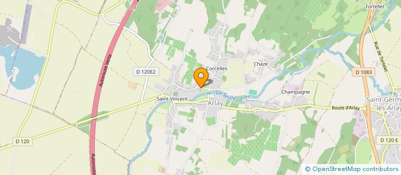 localisation de l'entreprise CGGS  ARLAY